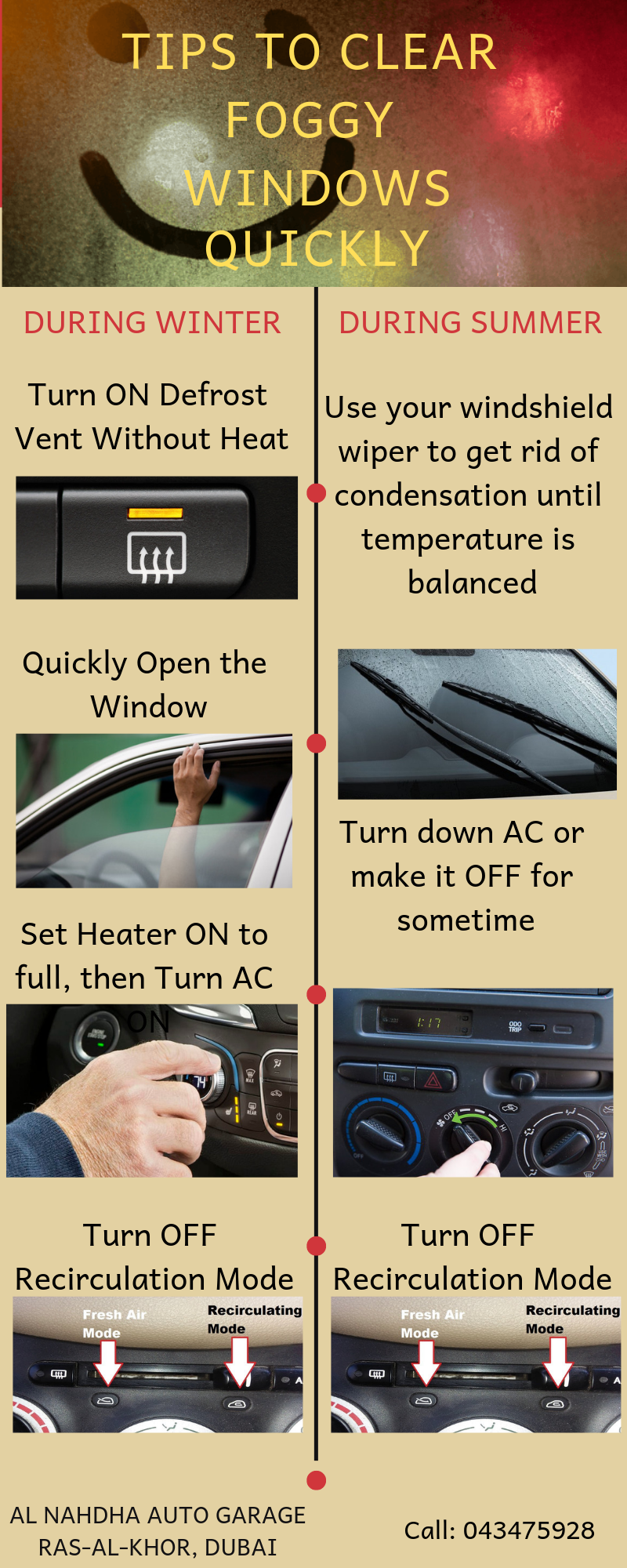QUICK WAYS TO DEFOG CAR WINDSHIELD WINDOW