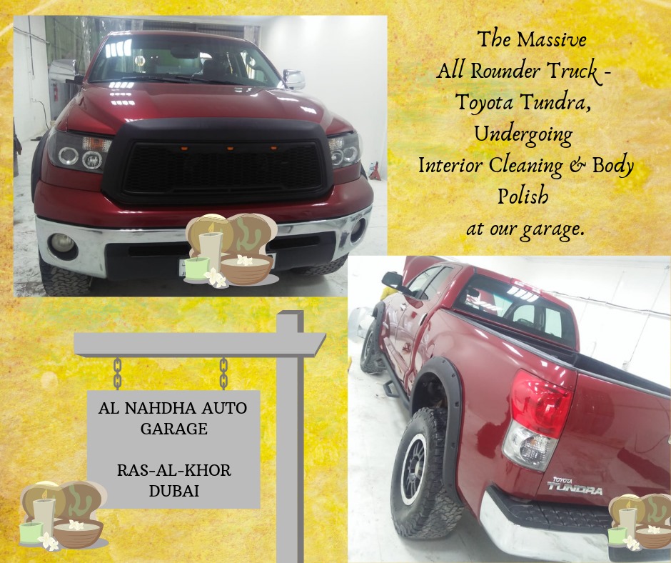 Car Detailing with Interior Cleaning & Body Polish Toyota Tundra