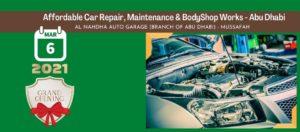 Affordable Auto Garage in Mussafah | Affordable Car Repair Abudhabi