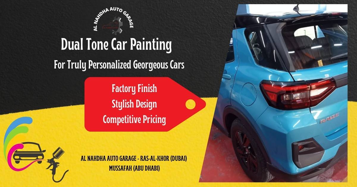 Dual-Tone Car Painting Dubai|Two-Tone Car Painting Ras-al-khor
