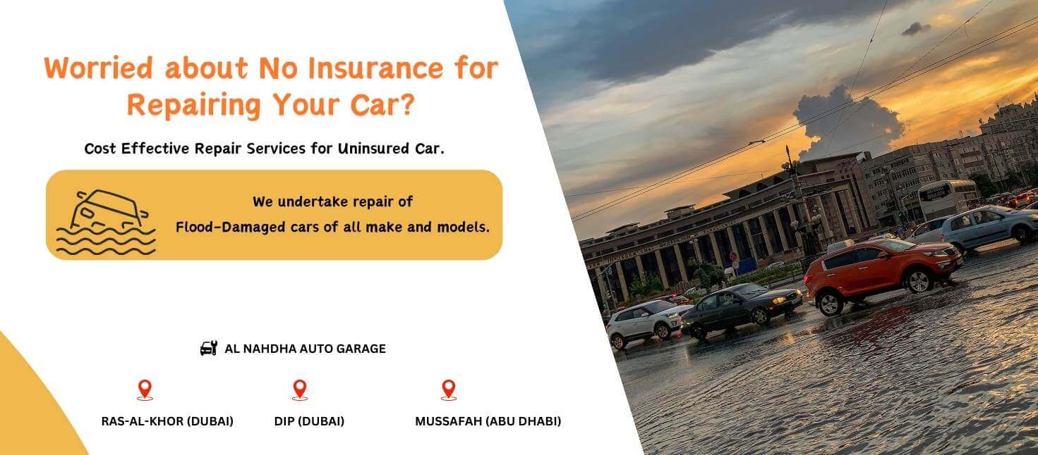 Flood Car Repair Dubai| Cost Effective Flooded Car Repair UAE