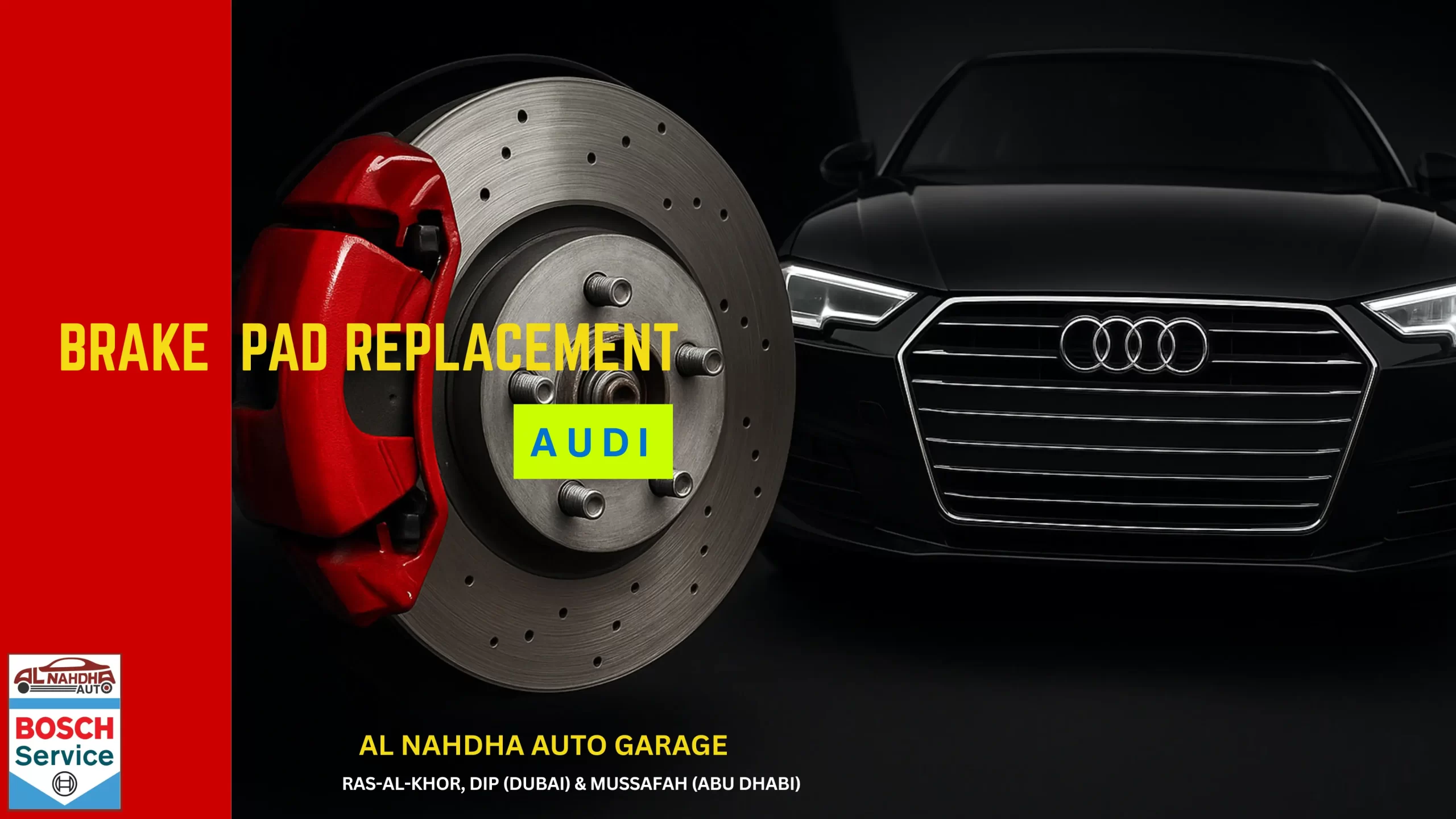 Audi Brake Repair Dubai|Audi Brake Pad Replacement