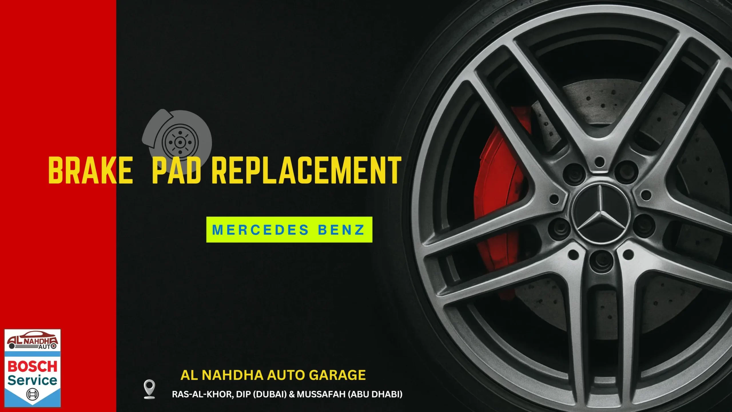 Mercedes Benz Brake Pad replacement
